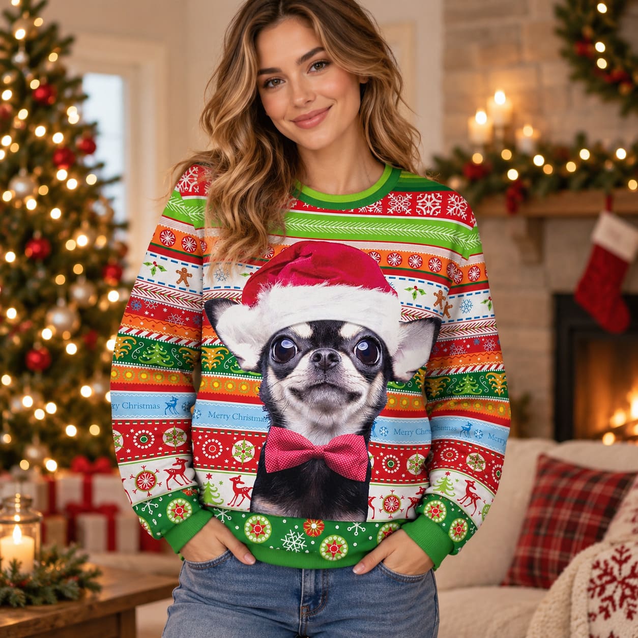 Pull de Noel Chihuahua