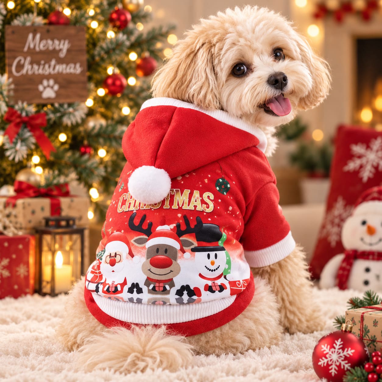 Pull de Noel Petit Chat