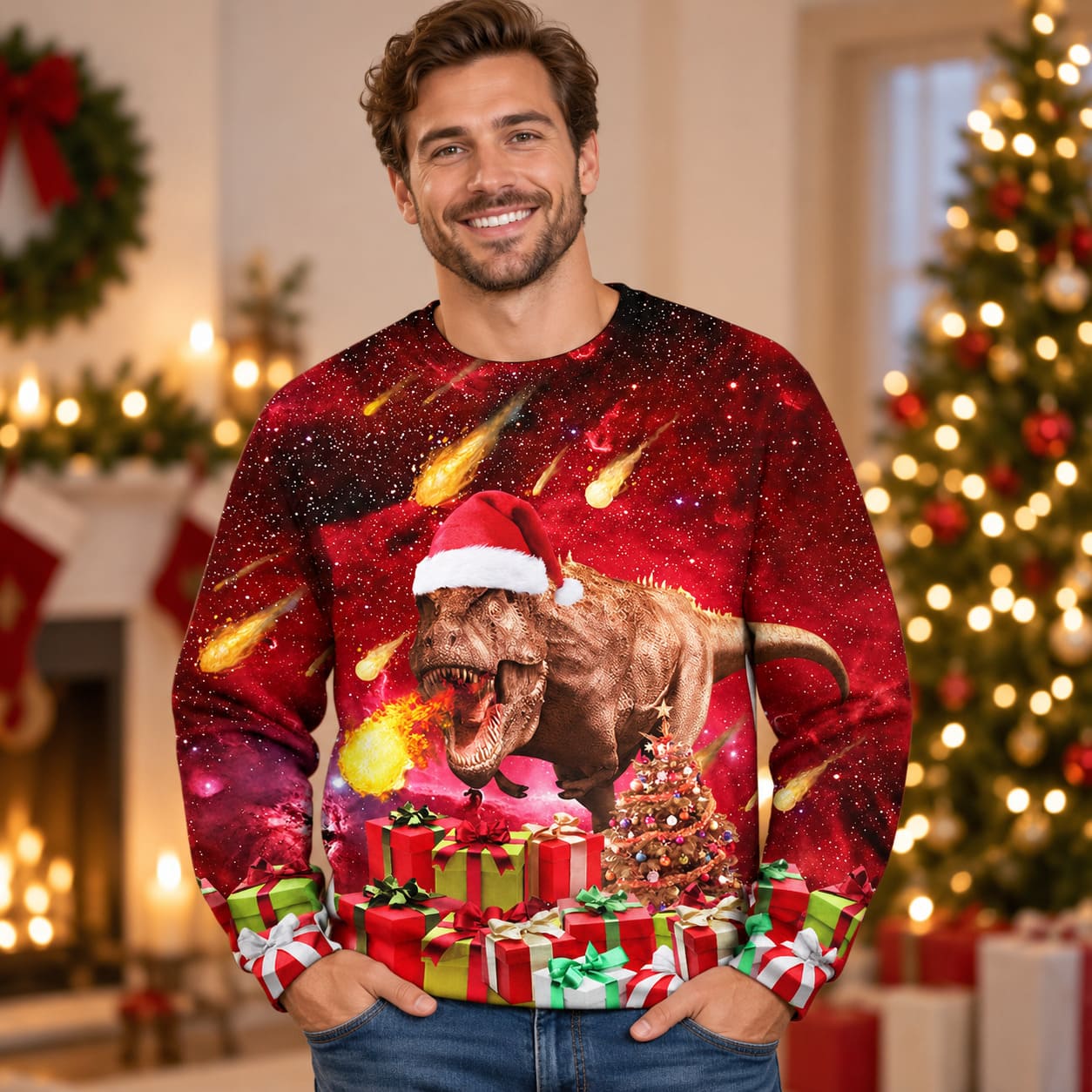 Pull de Noel T-Rex