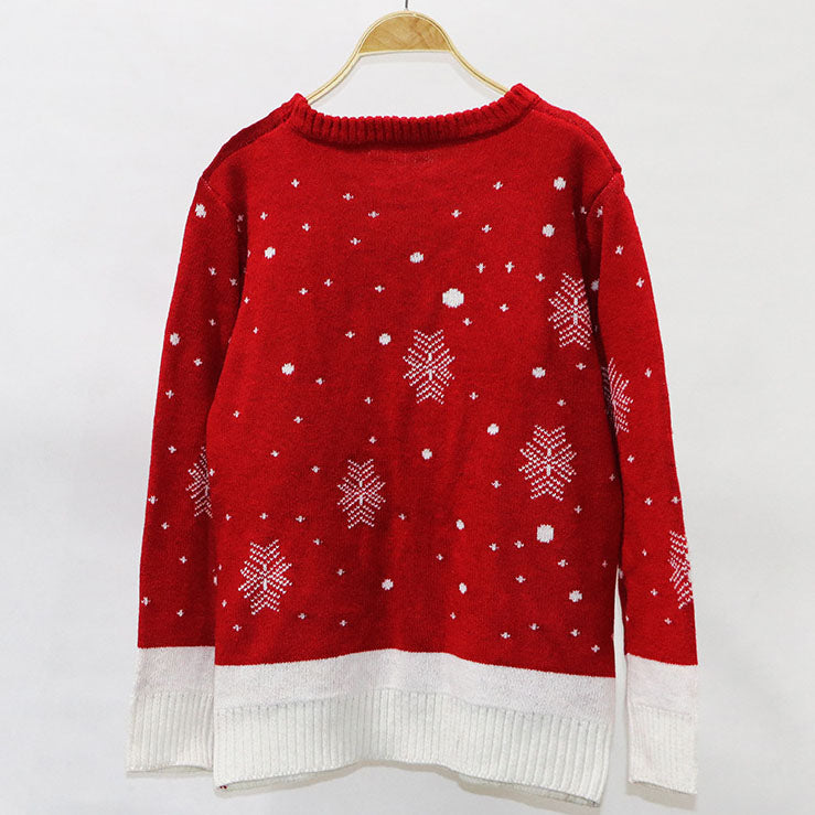 Pull De Noël Humoristique Pour Femme - Imprimé 'Verre De Vin', Coupe Oversize, Col Rond - Idéal Pour Les Fêtes Et Soirées Décontractées