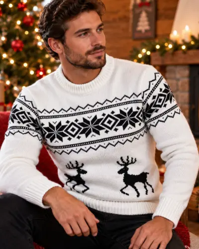 Pull de Noel Homme Chic