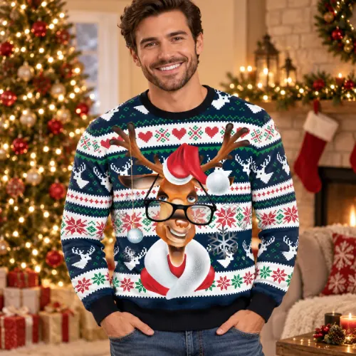 Pull de Noel Renne à Lunette